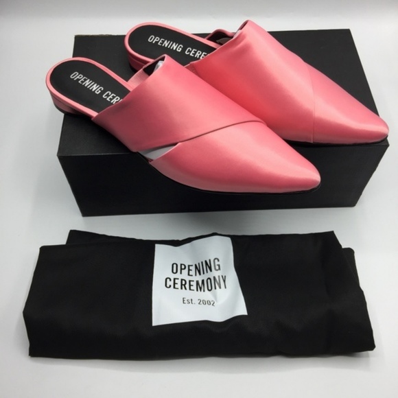 Opening Ceremony Shoes - Opening Ceremony Livre Satin Mules